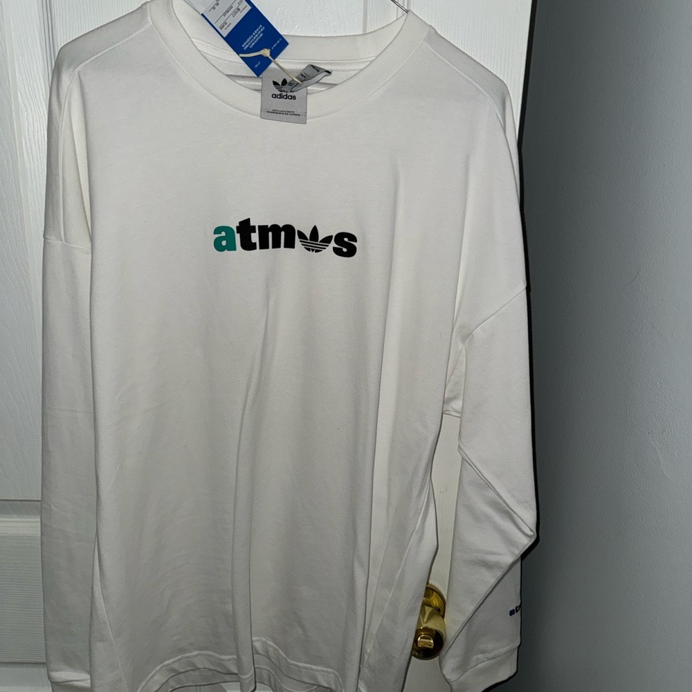Atmos x adidas brand new size medium longsleeve tee